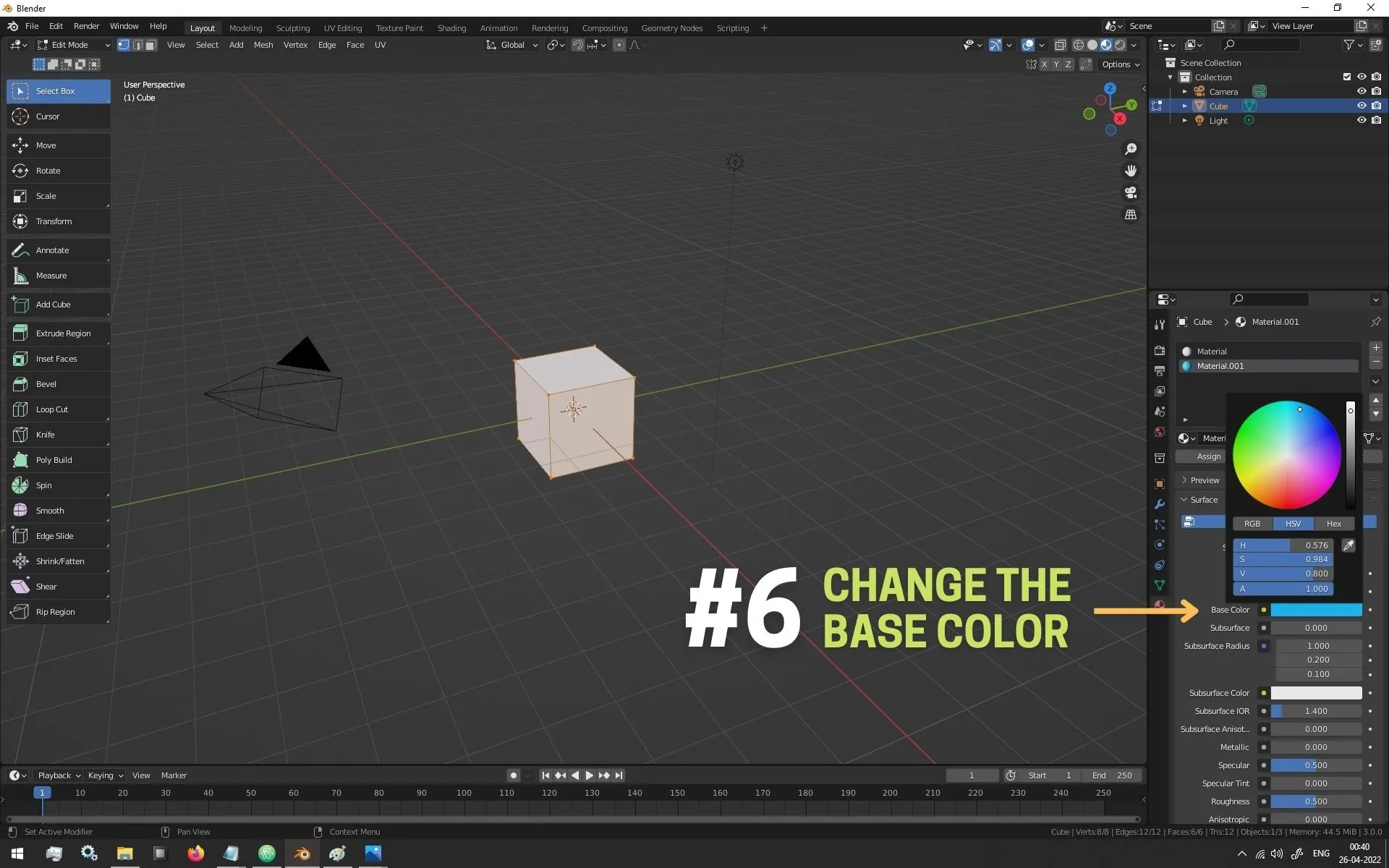 Albedo Map - Step 6 - CG - Basics Of 3D Art For Game Development Tutorial