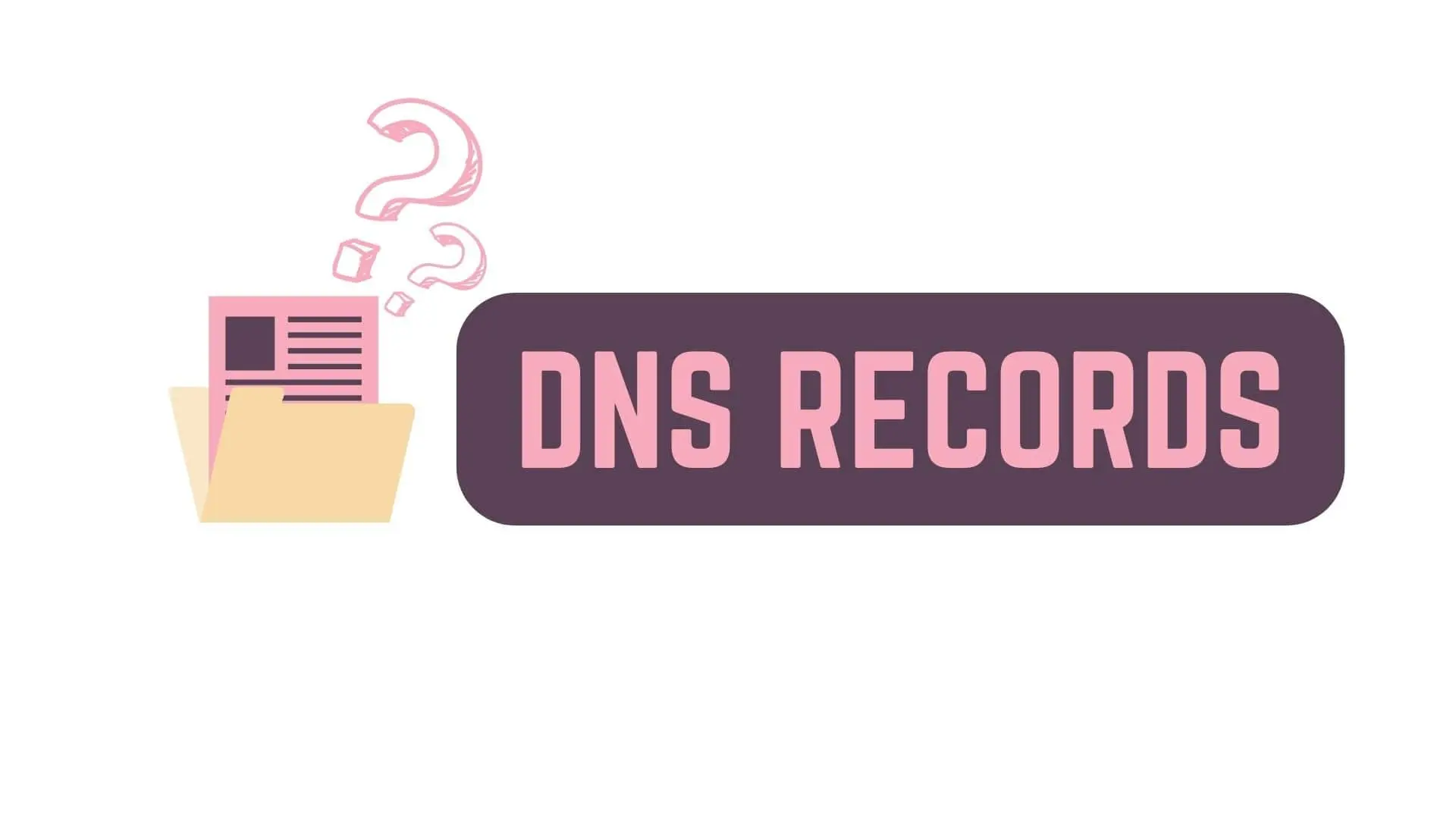 DNS Records and Types of DNS Records - A, AAAA, CNAME, MX, TXT, NS, SOA, SRV, PTR & CAA - Featured Image